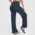 NUVR FLOW PANTS - Straight Leg Pants- Blueberry