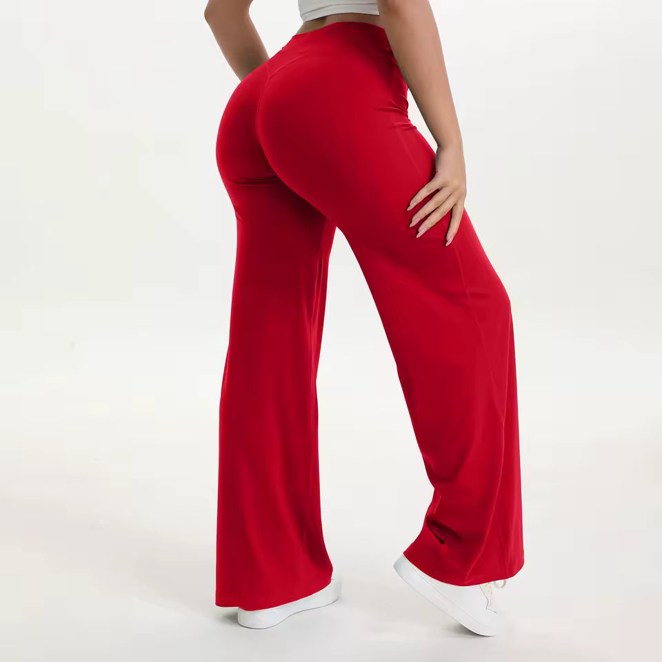 NUVR Flow Pants- Straight Leg - Red